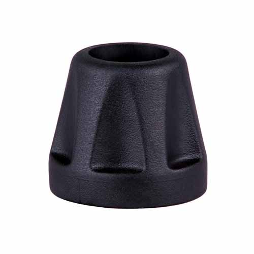 Puntale per bastone passeggio 16mm realizzato in materiale ad alto contenuto di gomma tale garantire un elevato attrito su qualsiasi superficie 2 pezzi