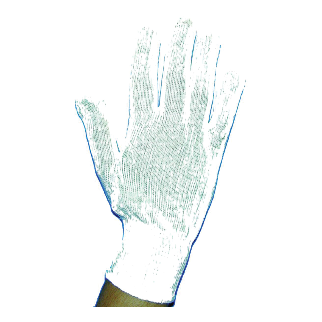 Guanto in cotone bianco misura 9