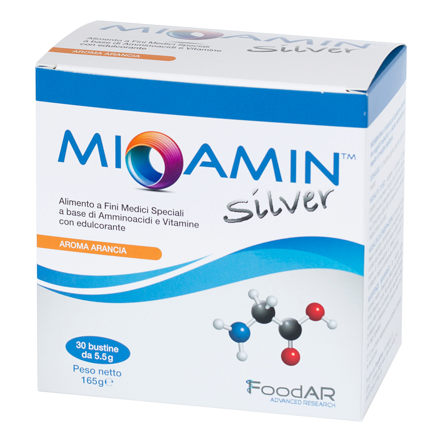 Mioamin silver 30 bustine 5,5 g aroma arancia