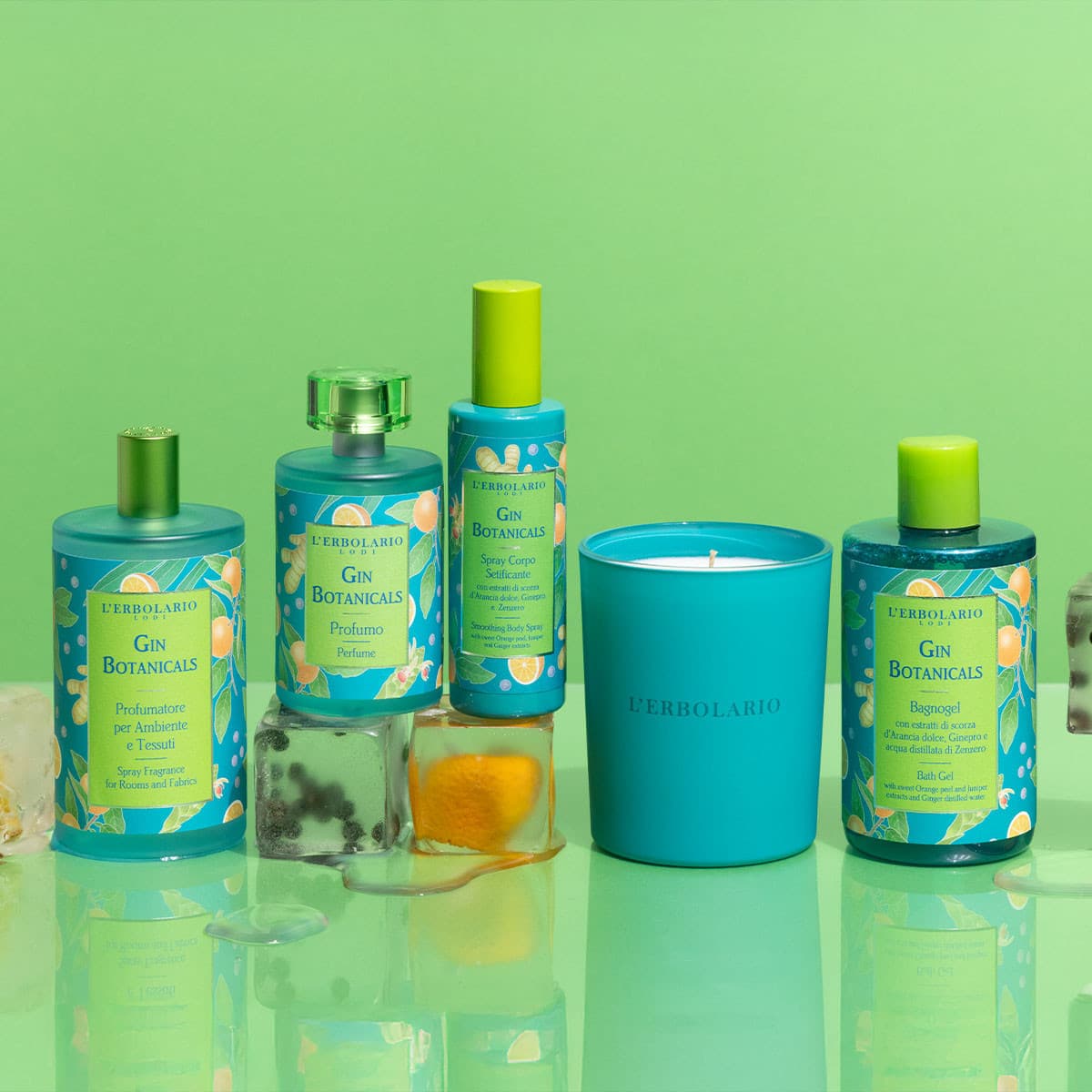 Gin Botanicals Beauty Box Bacche Di Ginepro Edizione Limitata 1 Bagnogel 300 Ml + 1 Lozione Deodorante 100 Ml