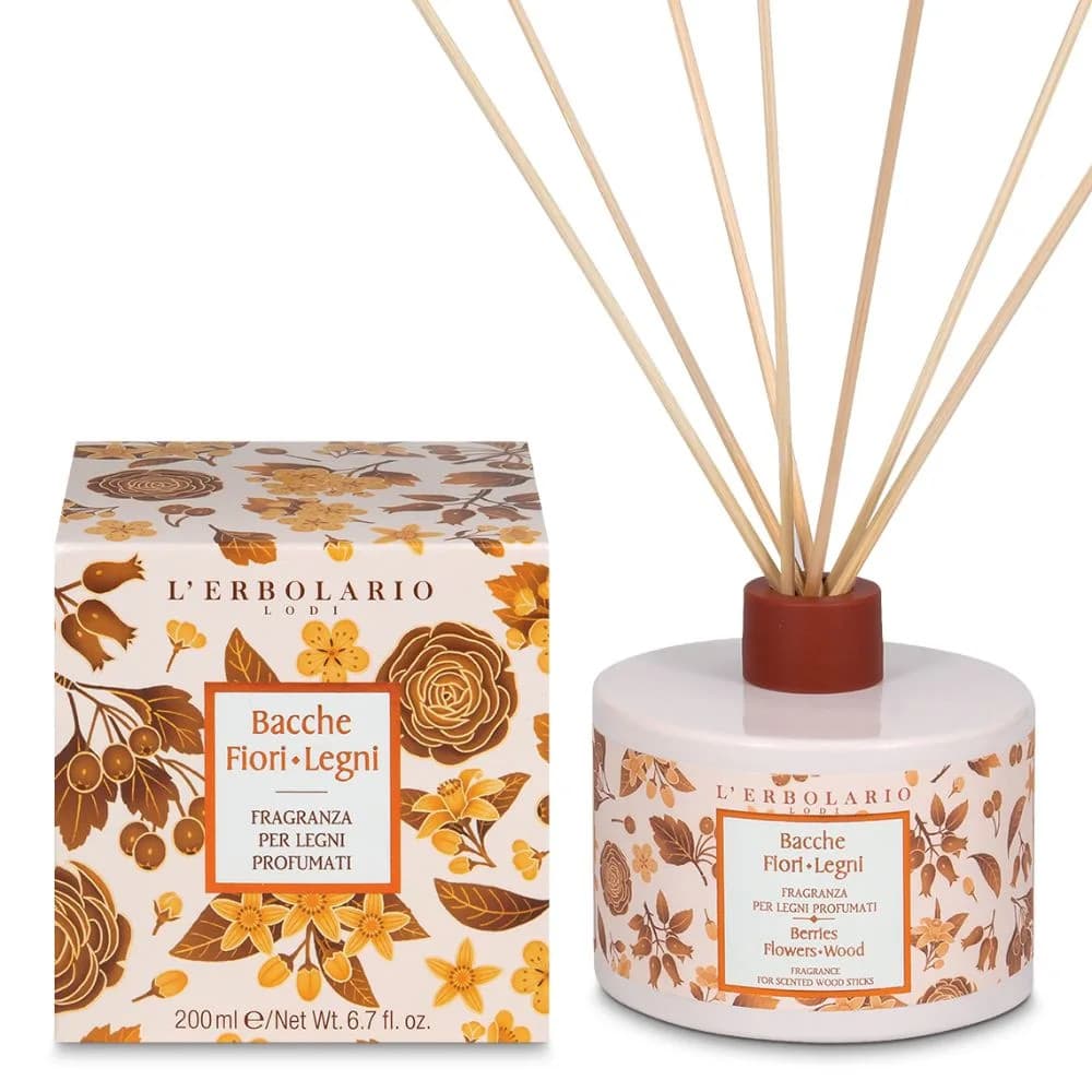 BACCHE FIORI LEGNI FRAGRANZA PER LEGNI PROFUMATI 200 ML