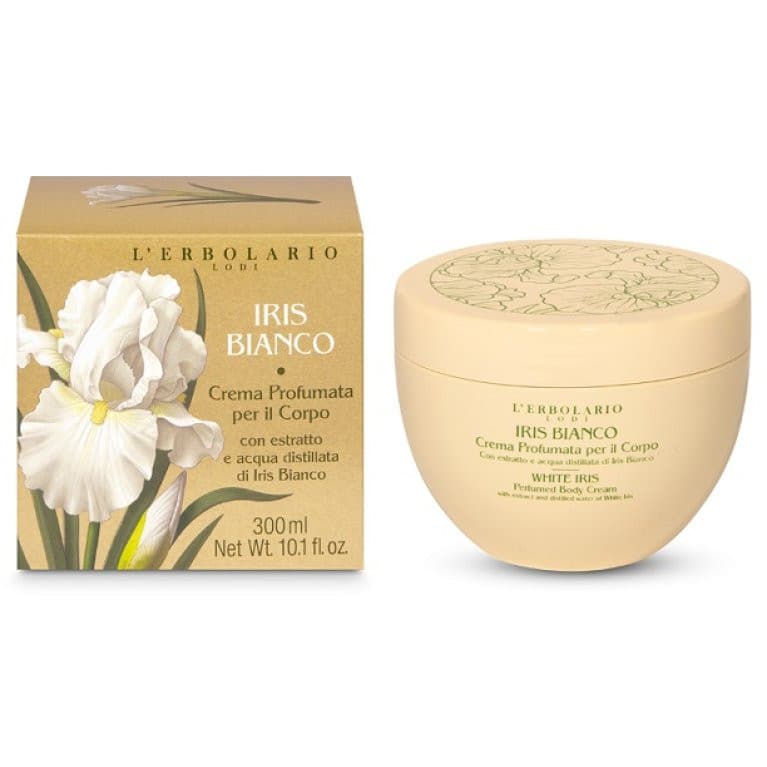 Iris bianco crema profumata corpo 300 ml