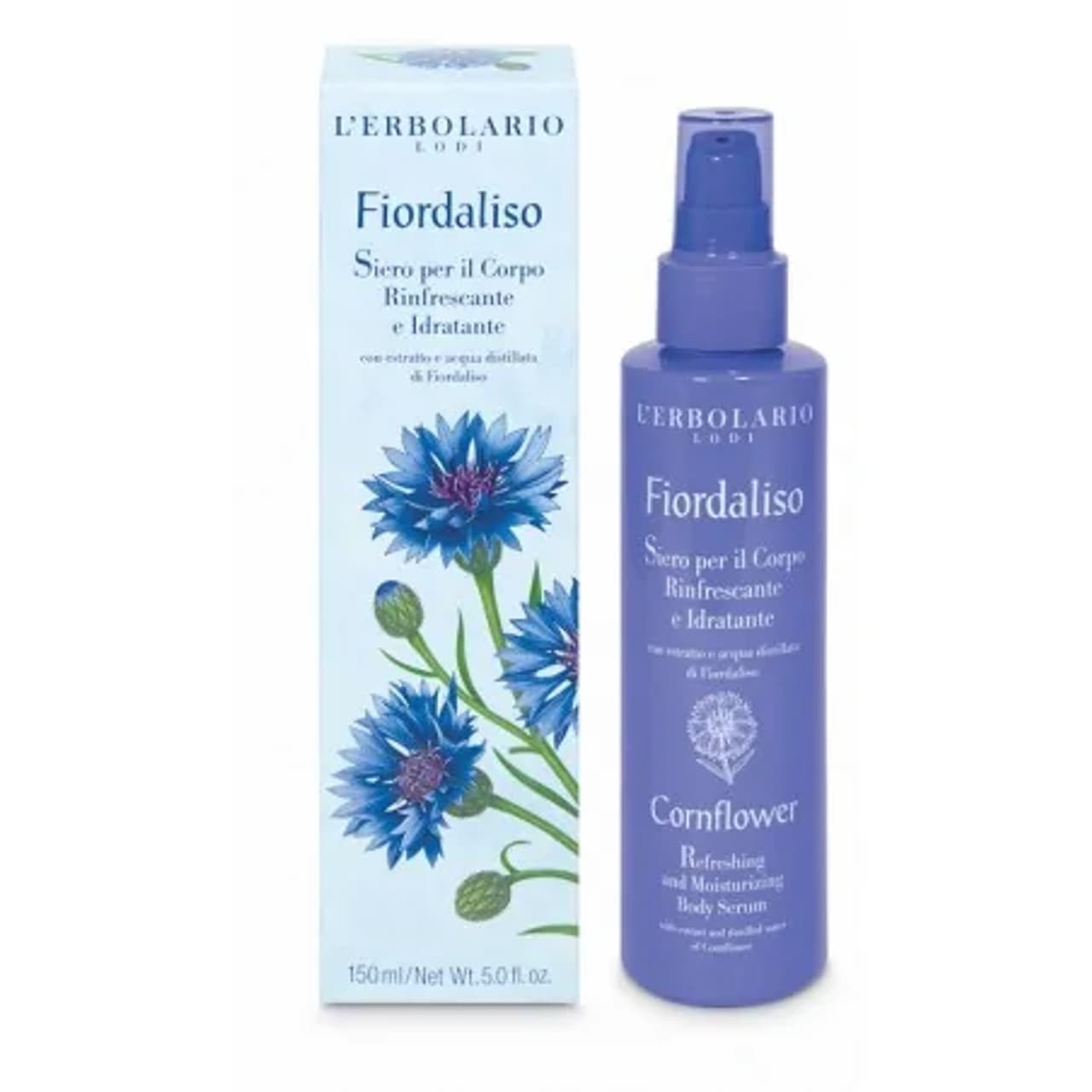 Fiordaliso Siero Corpo Rinfrescante Idratante 150 Ml