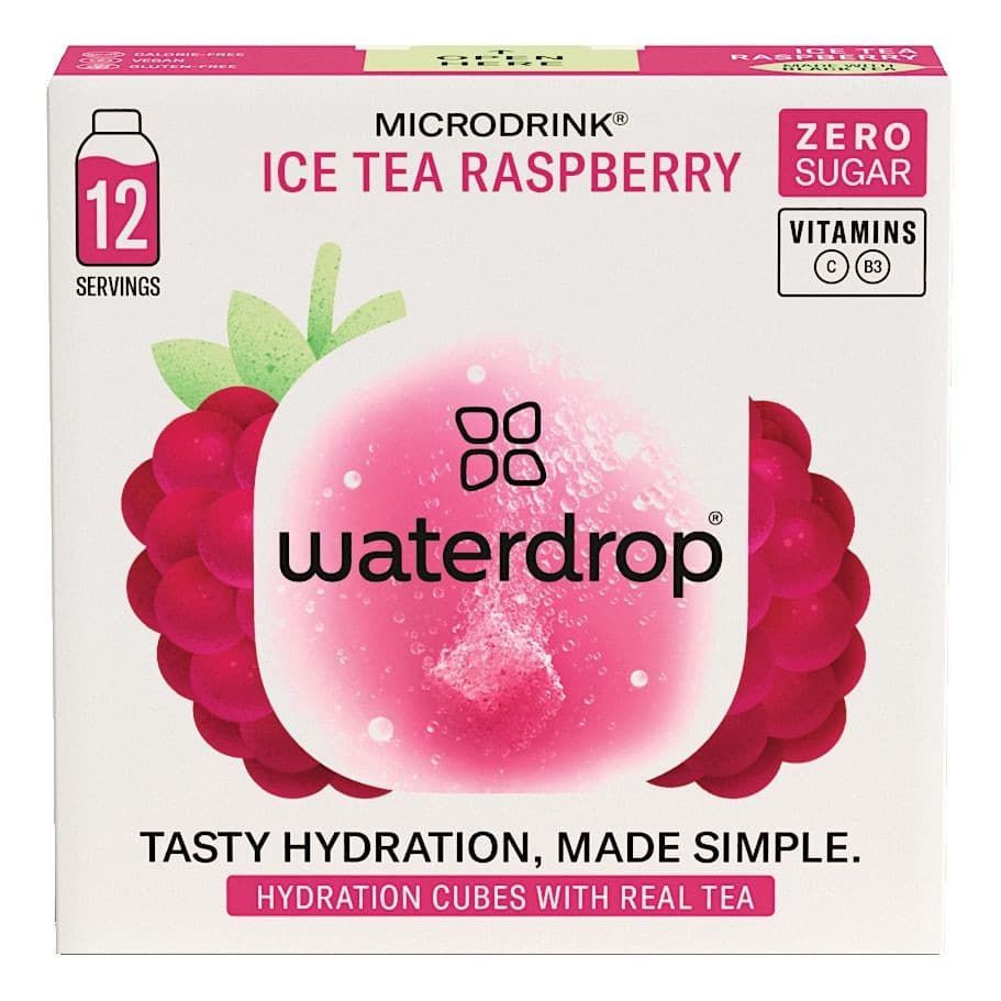 Waterdrop Ice Tea Lampone 12 Cubetti