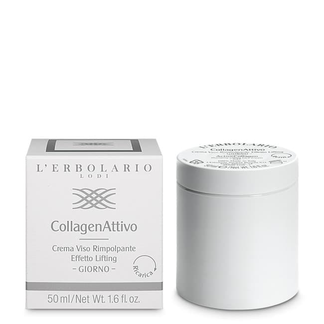L'Erbolario CollagenAttivo - Crema Viso Giorno Rimpolpante Effetto Lifting Ricarica, 50ml