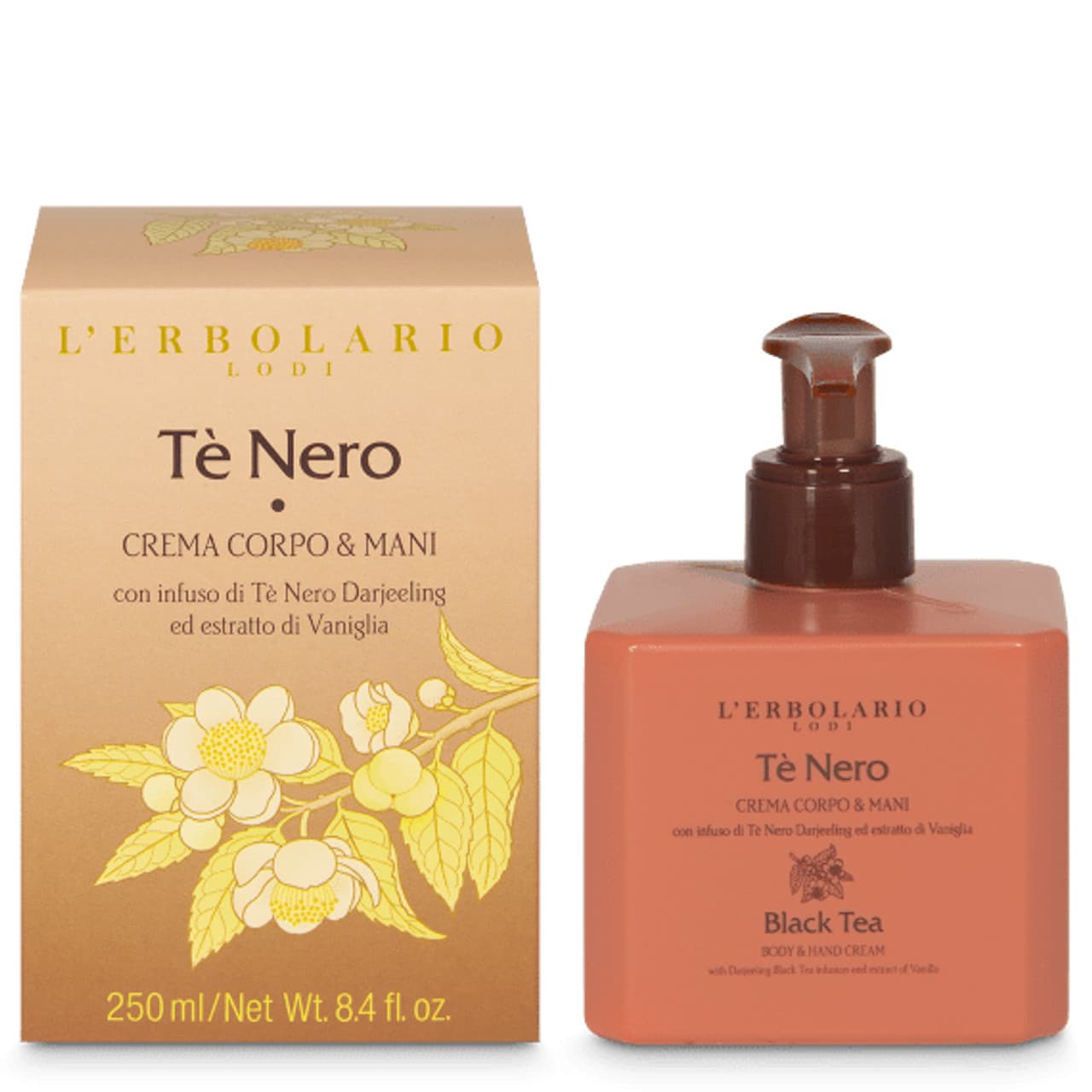 Te' nero crema corpo & mani 250 ml