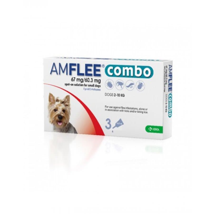 Amflee Combo Cani 2-10 Kg 67mg+60,3mg 3 Pipette