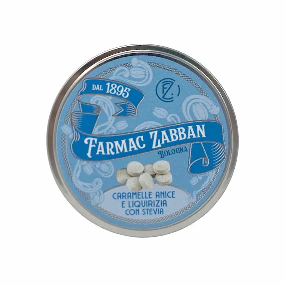 Farmac-zabban Caramelle al Gusto Anice e Liquirizia con Stevia, 40g