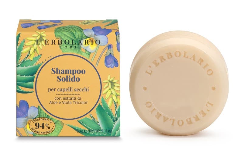 Shampoo Solido Capelli Secchi 60 G