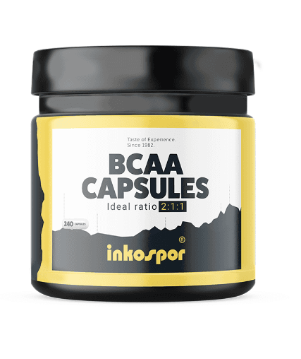 BCAA Integratore alimentare con aminoacidi ramificati 240 capsule