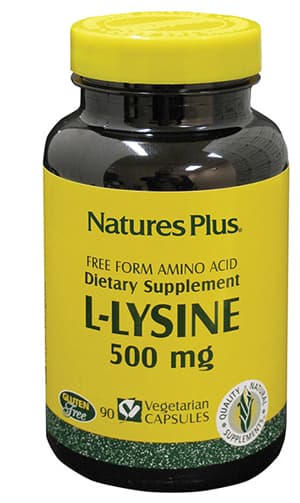 Nature's Plus L Lisina Integratore di aminoacidi 90 capsule