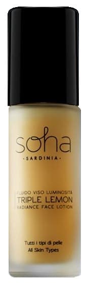 Soha fluido viso luminosita' triple lemon tutti i tipi di pelle 30 ml