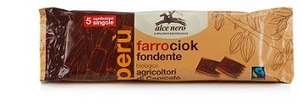 Alce Nero Farrociok Biscotti con cioccolato fondente biologico 140 g