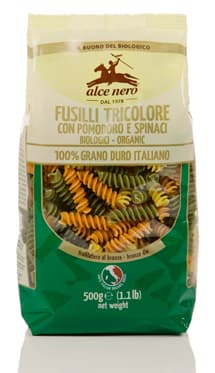 Fusilli tricolore pomodoro e spinaci bio 500 g