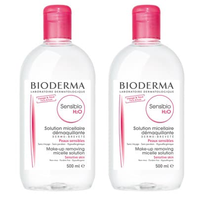 Sensibio h2o soluzione micellare detertegente 500ml + struccante pelle sensibile 500 ml