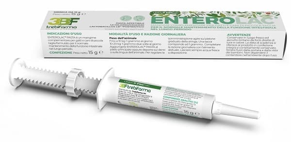 Enterolac Pasta Siringa Cani e Gatti Mangime Complementare 15 g
