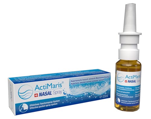 Soluzione Decontaminante Ipertonica Alcalina Di Acqua Di Mare Ionizzata Actimaris Nasal Spray 20 Ml