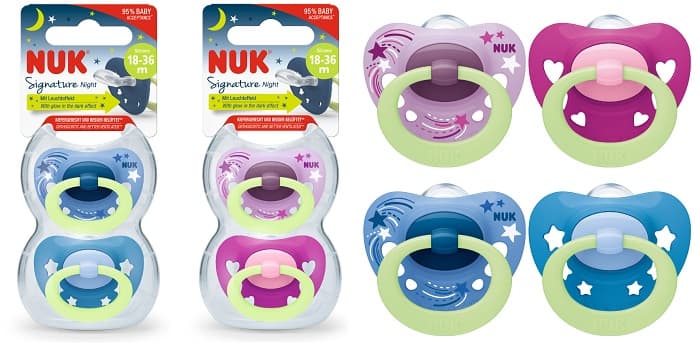 Nuk Night Succhietto in Silicone 18-36 mesi 2 pezzi