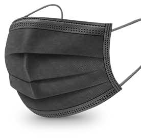 Mascherina chirurgica 360mask02/n nera 10 pezzi