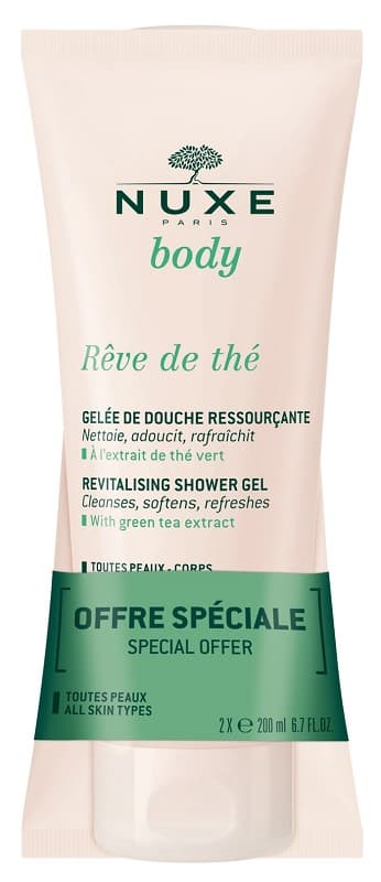 Nuxe Body Rêve De Thé Gel Doccia Rigenerante PROMO BIPACCO 2x200ml