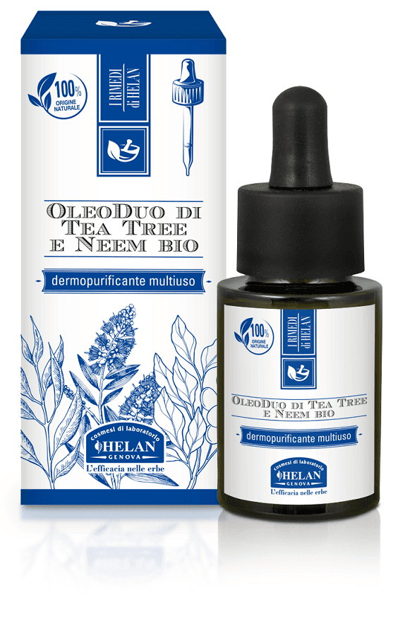 I rimedi di helan oleoduo tea trer e neem bio 15 ml