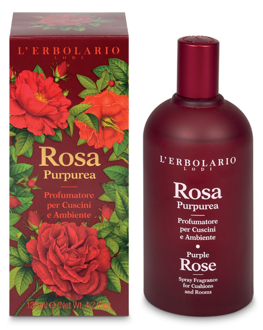 Rosa purpurea profumatore per cuscini & ambiente 125 ml