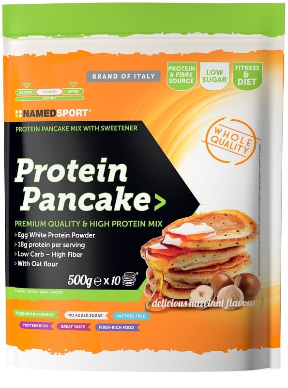 Named Sport Protein Pancake Preparato in Polvere Delicious Hazelnut, 500g