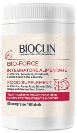 Bioclin Bio-Force Integratore Rinforzante Capelli Indeboliti 60 Compresse