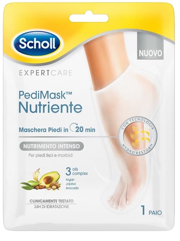 Scholl Pedimask Nutriente Tre Oli 1 Paio