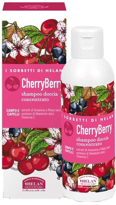 I Sorbetti Di Helan Cherryberry Shampoo Doccia Concentrato 150 Ml