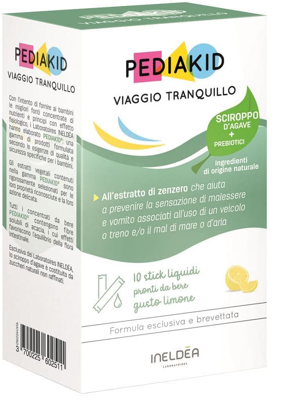PEDIAKID VIAGGIO TRANQ 10STICK