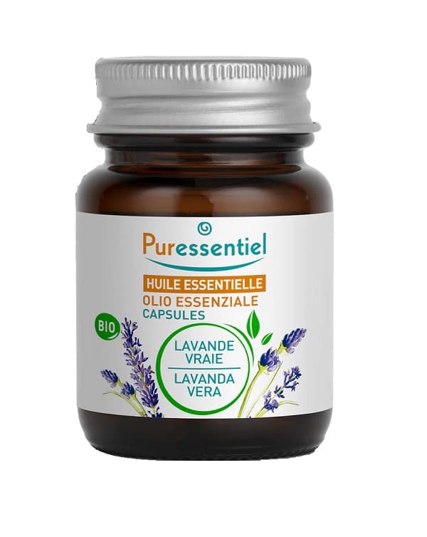 Puressentiel Lavanda Vera BIO Integratore Sonno Ansia Stress, 60 Capsule
