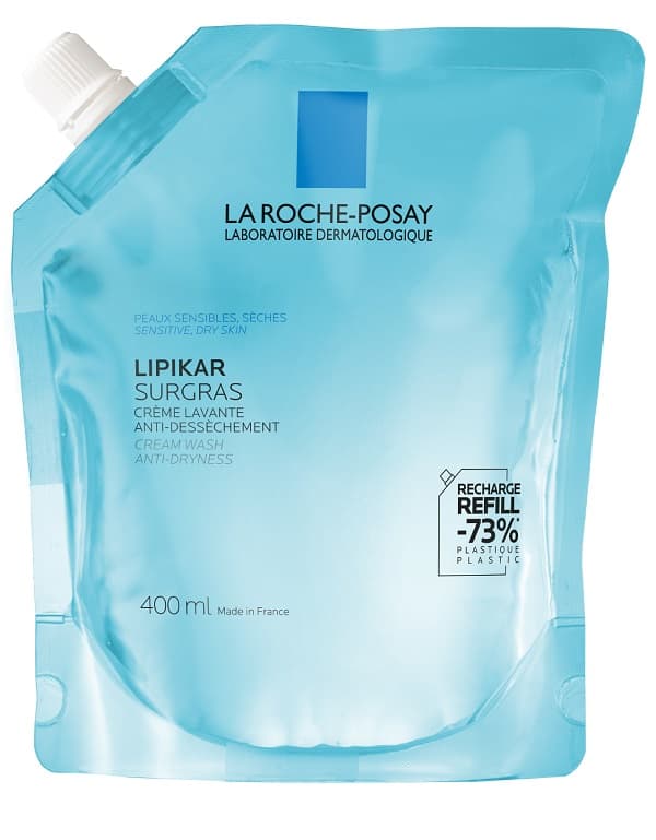 La Roche-Posay Lipikar Surgras Ricarica 400 ml Doccia Crema Anti-Secchezza