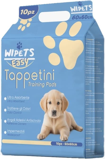 Wipets Easy Tappetini Pet Easy 60 X60 Cm 10 Pezzi