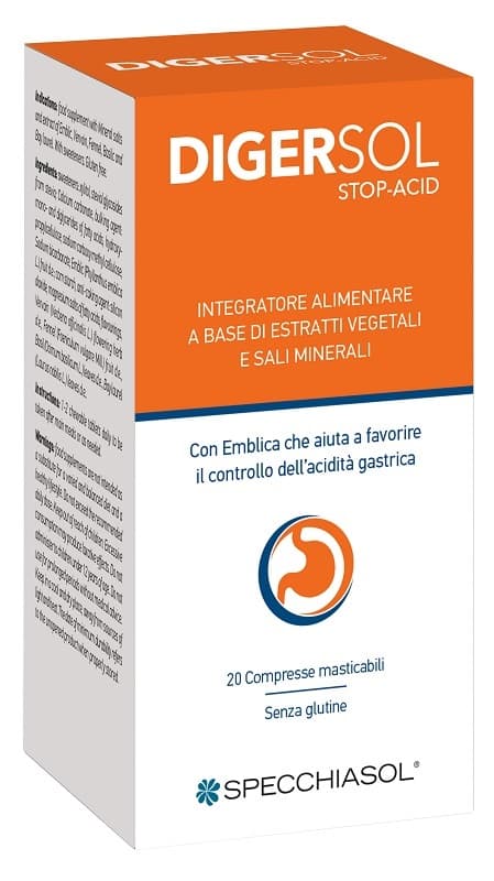 Digersol Stop Acid 20 Compresse Masticabili