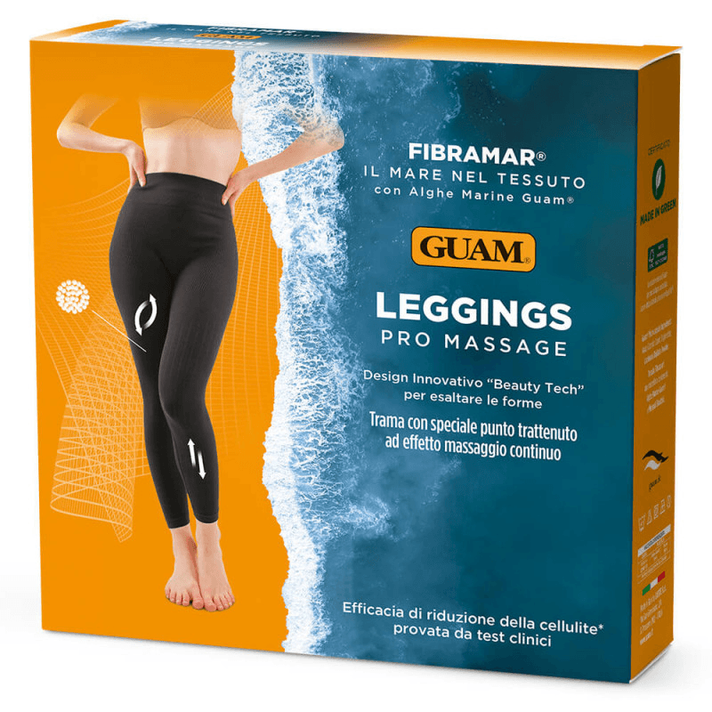 Leggins Pro Massage Guam Fibramar - Nero Taglia S/M 42/44