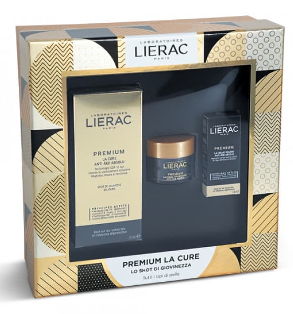 Lierac Cofanetto Premium - La Cure 30ml + La Creme Voluptueuse 15ml + Crema Contorno Occhi 3ml