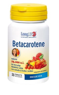 LONGLIFE BETACAROTENE 30TAV