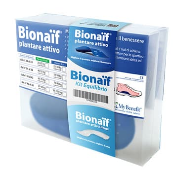 Kit equilibrio bionaif plantare attivo blu medio dal 38 al 42 70-80kg