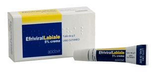 EFRIVIRALLABIALE CREMA 2G 5%