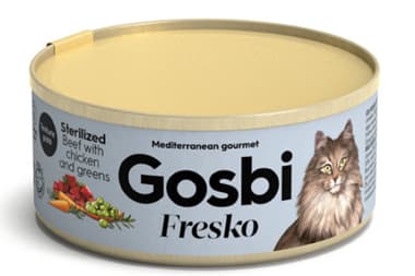 GOSBI FRESKO CAT ST BEEF/CH/GR