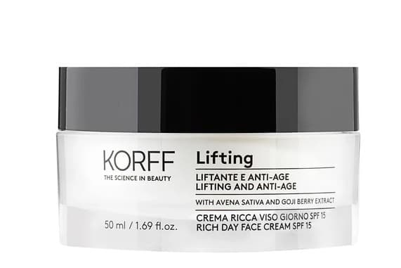 Crema Ricca Giorno Effetto Lifting SPF 15 - Korff - 50ml - crema giorno con effetto lifting immediato