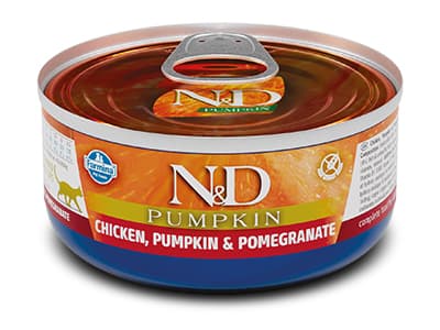 N&D CAT CHICKEN&PUMP&POMEGR80G