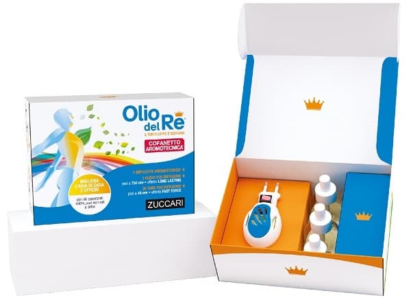 Zuccari Olio del Re - Cofanetto Elettroemanatore + Elisir 3 x 25ml + 36 Tabs