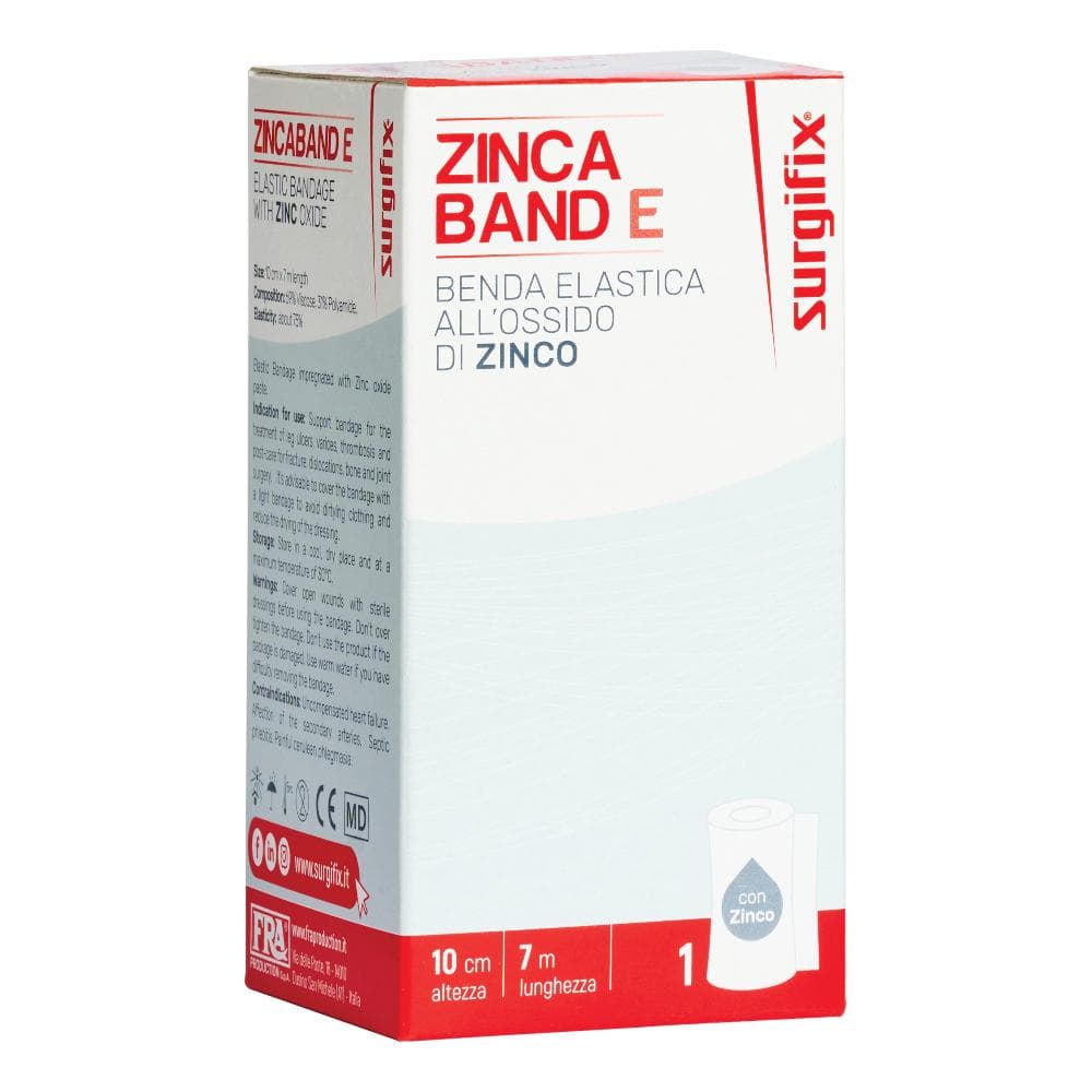 Benda zincaband e zinco 10x500