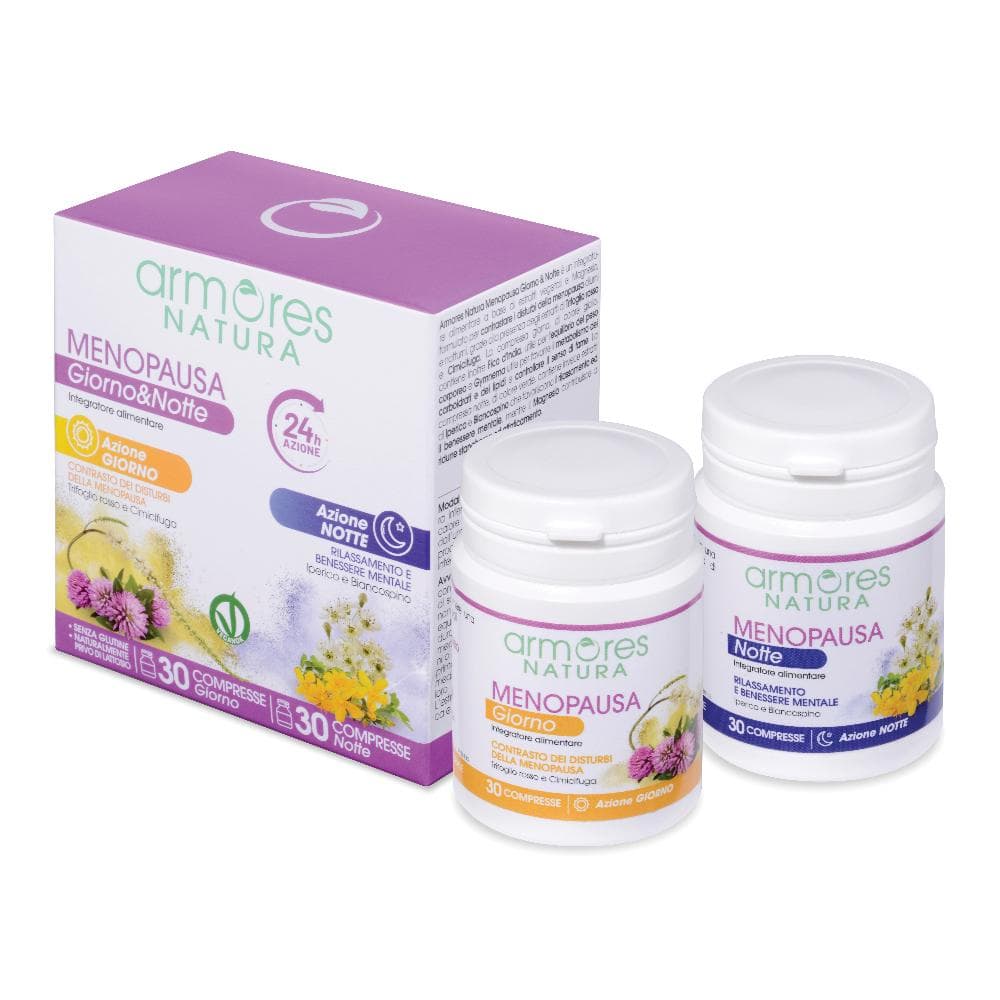 Armores natura menopausa giorno & notte 30 + 30 compresse