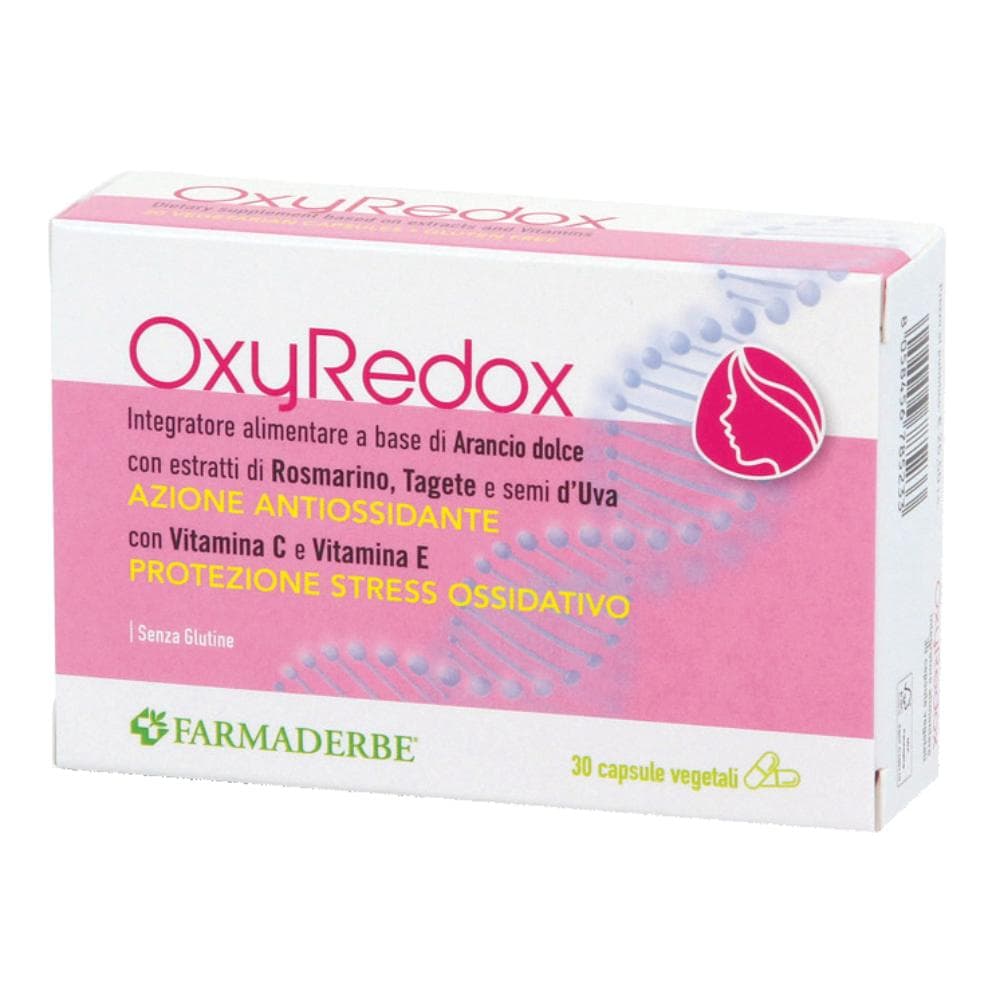 Farmaderbe Oxyredox Integratore Antiossidante, 30 Capsule Vegetali