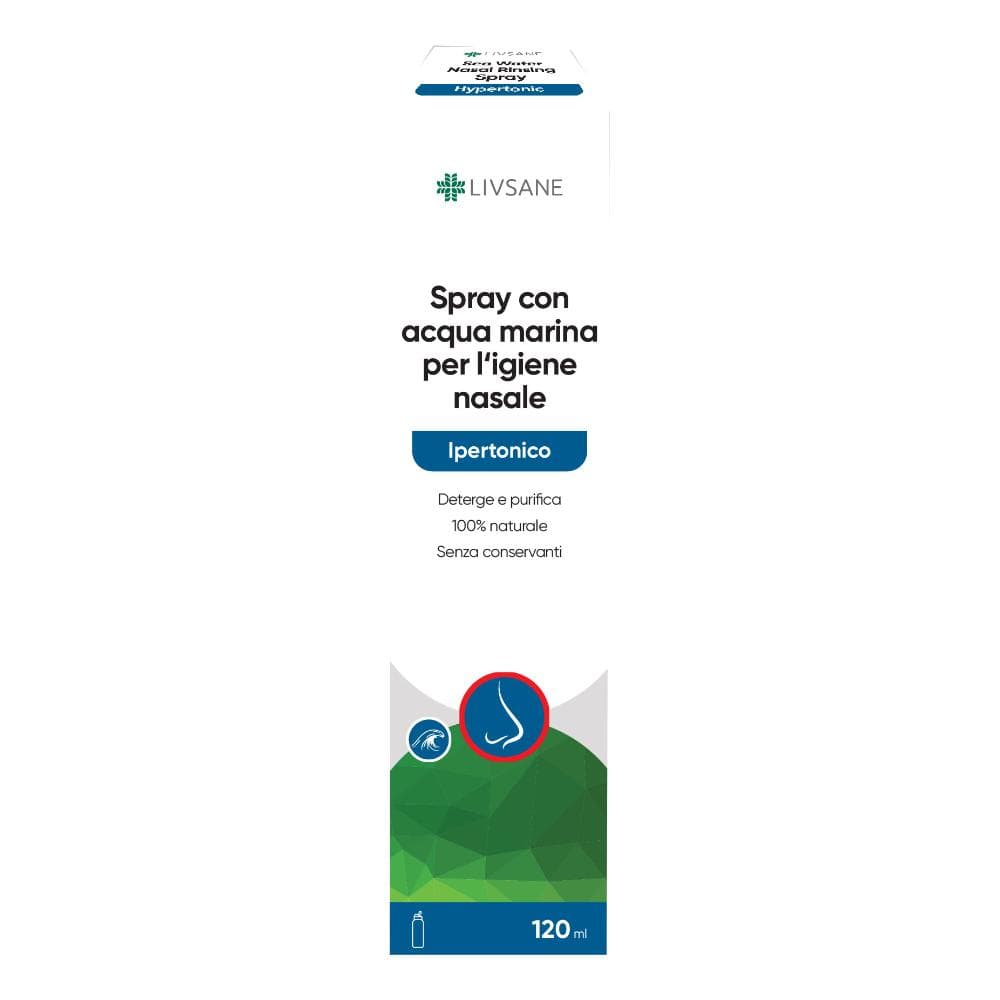 LIVSANE SPRAY CON ACQUA MARINA IGIENE NASALE 120 ML