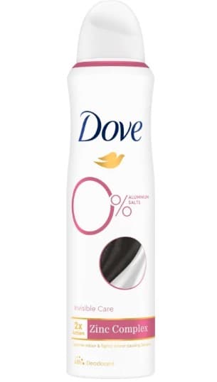 Dove advanced care 0% sali invisible dry spray 150 ml