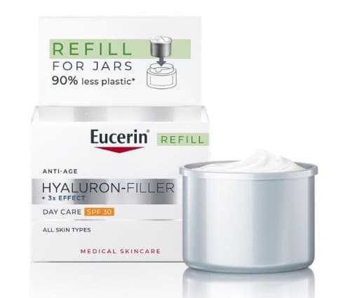 Eucerin Hyaluron Filler + 3 X Effect Crema Giorno Spf30 Ricarica 50 Ml